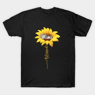 Mimi Blesses Sunflower Love Beautiful Daughter T-Shirt